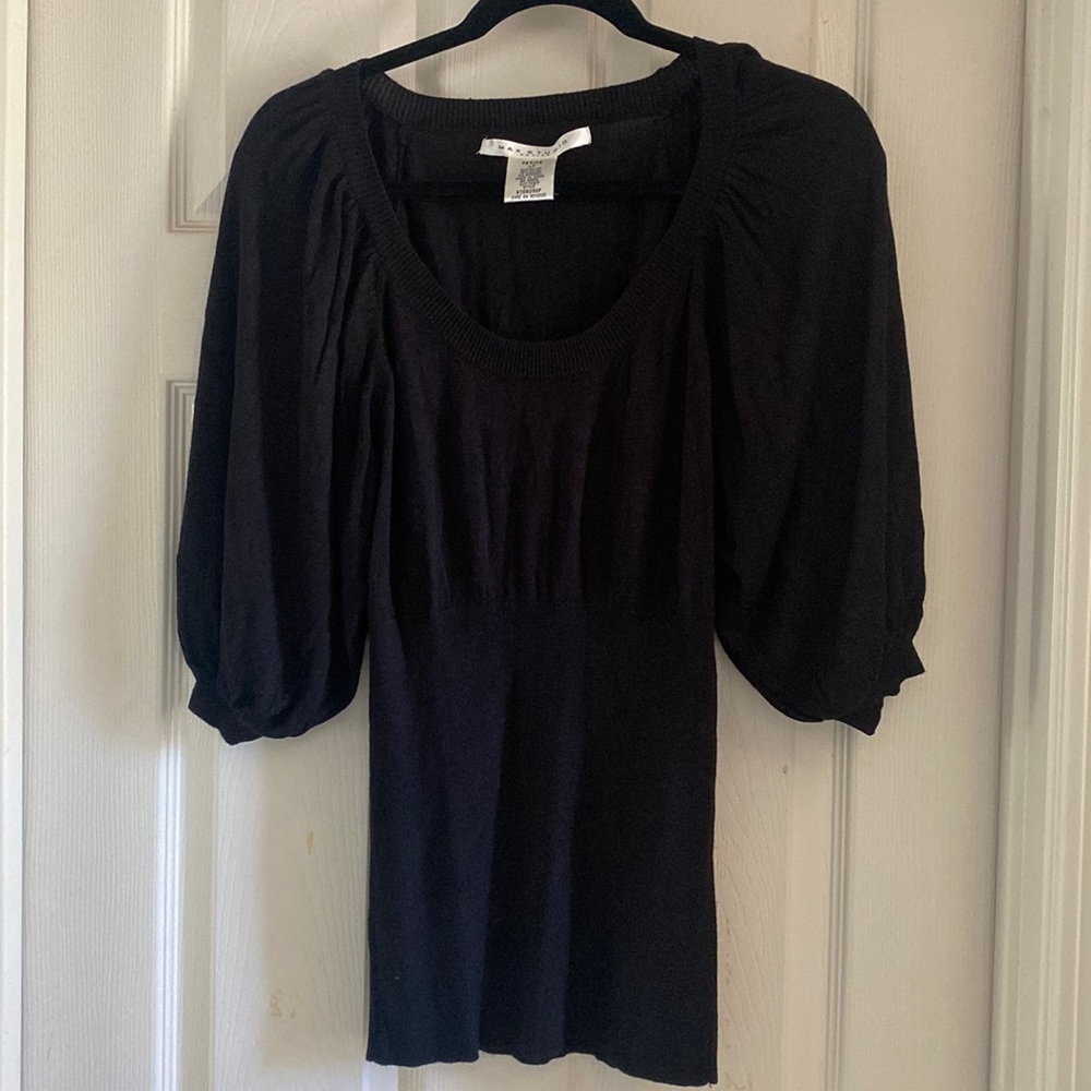 Max studio Balloon sleeve knit sweater